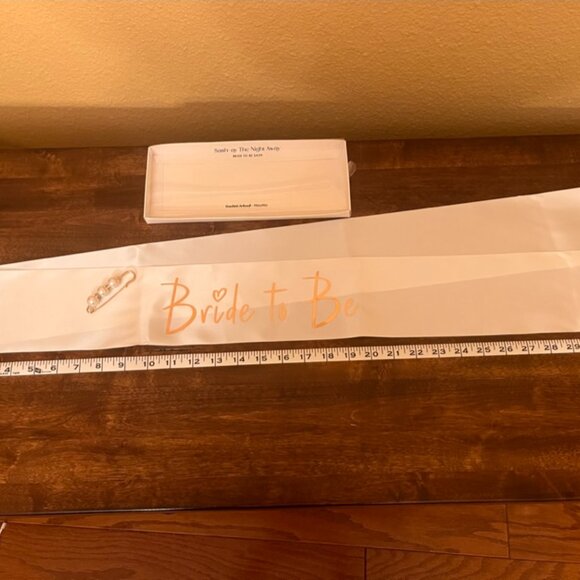 Bride to be Sash by Miss to Mrs - Picture 2 of 2
